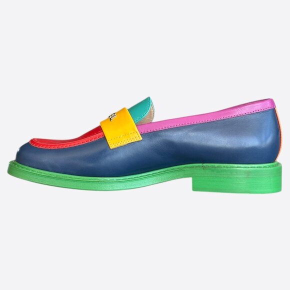 Chanel Pharrell Multicolor Penny Loafers - Picture 3 of 8